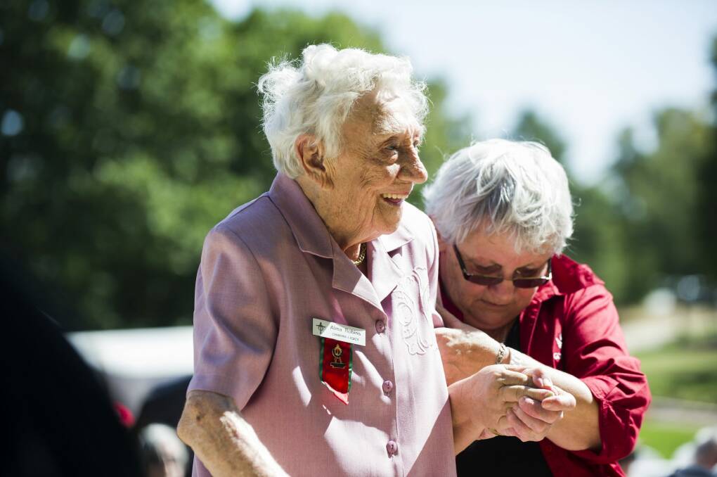 Members of the "Greatest Generation" at the Australian War Memorial this month. Photo: Rohan Thomson