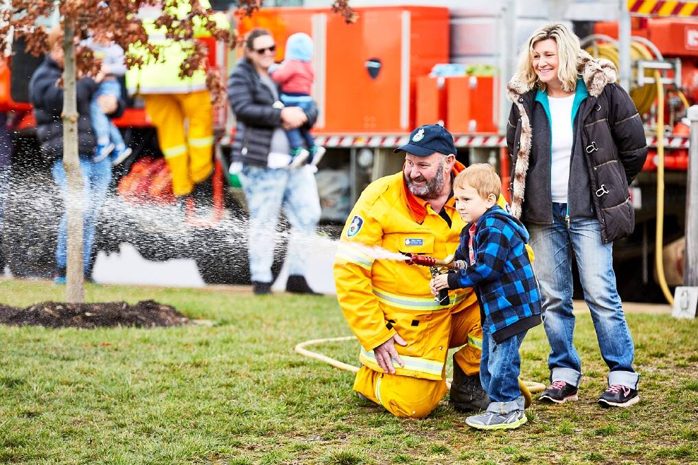 Get hands on at the Rural Fire Service Community Open Day at Googong on Saturday. Photo: Supplied