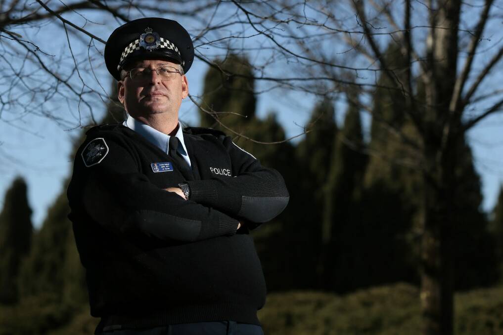 ACT Policing Station Sergeant Daryl Neit is leaving ACT Policing after 33 years. Photo: Jeffery Chan