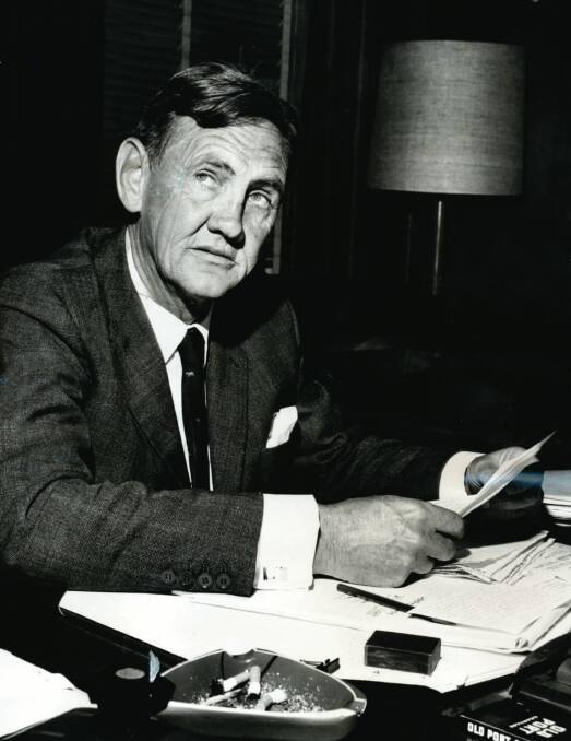 Former PM John Gorton did not pass much legislation in his first two years in office.