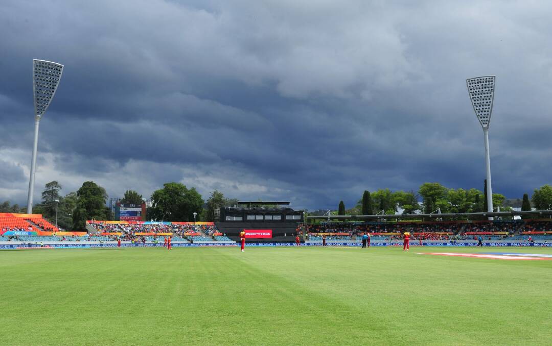 Finally: Manuka Oval will hosting its first Test Match in 2018-19.  Photo: Melissa Adams