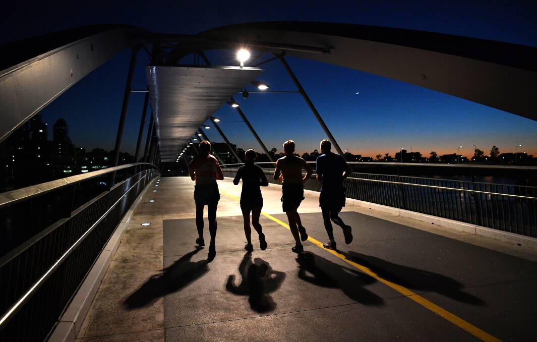 Goodwill Bridge is pedestrian-friendly.  Photo: Tourism and Events Queensland