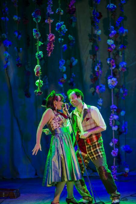  Bell Shakespeare's As You LIke It: Abi Tucker, left, and Gareth Davies.

The Canberra Times

Photo Jamila Toderas Photo: Jamila Toderas