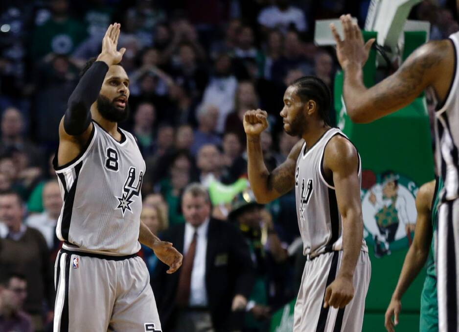 Patty Mills led the Spurs to a crucial play-off win against the Grizzlies. Photo: Elise Amendola