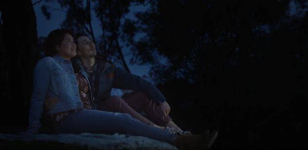 The video shows a couple from Canberra enjoying the view from Mount Ainslie Photo: Qantas
