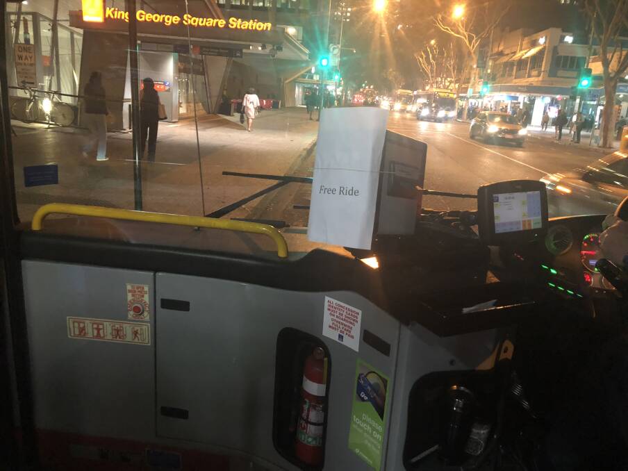 Free ride: Go Card readers on Brisbane's bus and ferry networks went down on Monday. Photo: Ruth McCosker