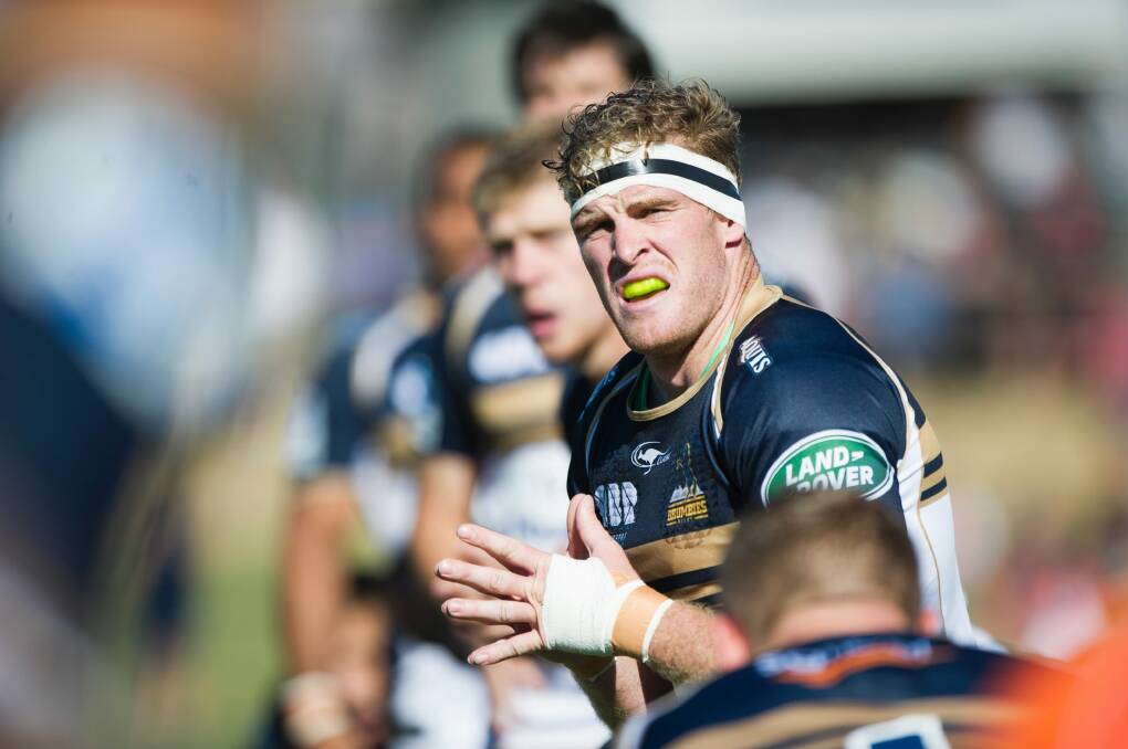 The Brumbies have re-signed Tom Cusack. Photo: Jay Cronan