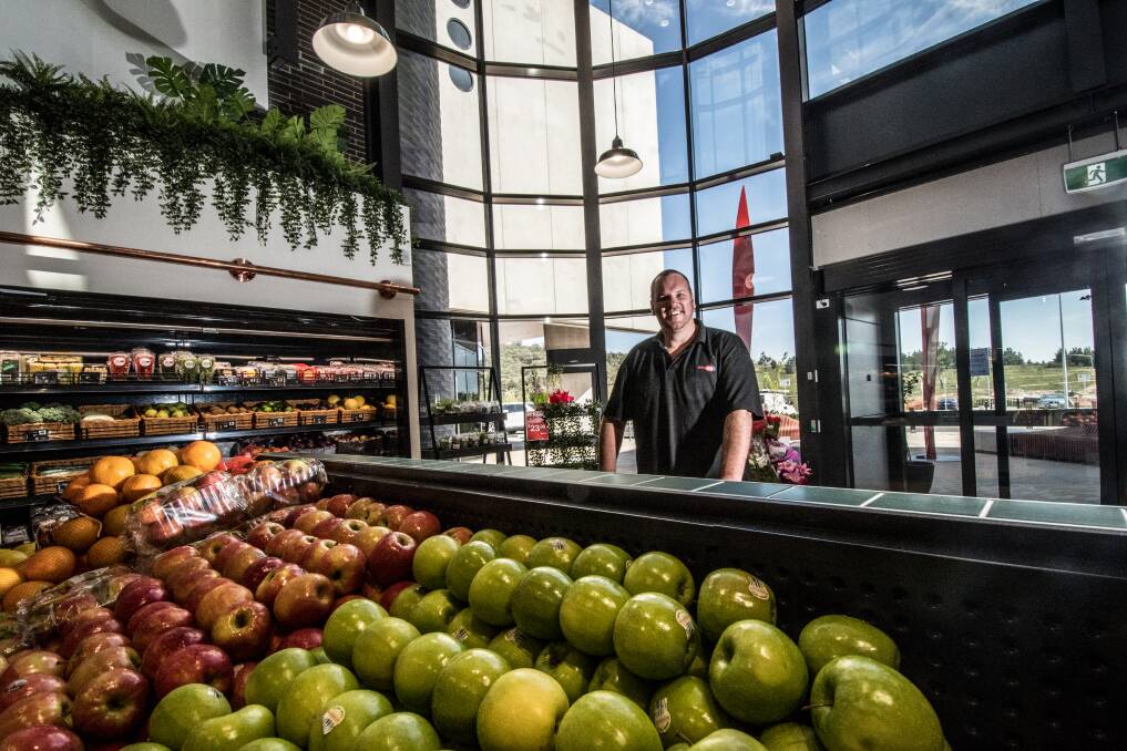 Steve Smith is in charge of the new light-filled supermarket at the Denman Prospect shops. Photo: Karleen Minney