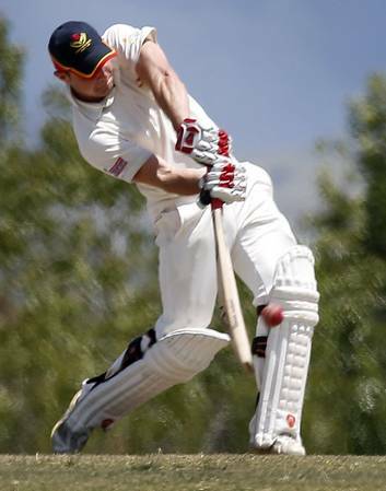 Tuggeranong batsman David Griffith scored 53 runs. Photo: Jeffrey Chan