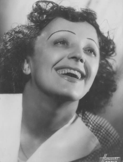 French singing star Edith Piaf. SHD Picture SUPPLIED BY THE FRENCH PRESS SERVICE Photo: French Press Service 