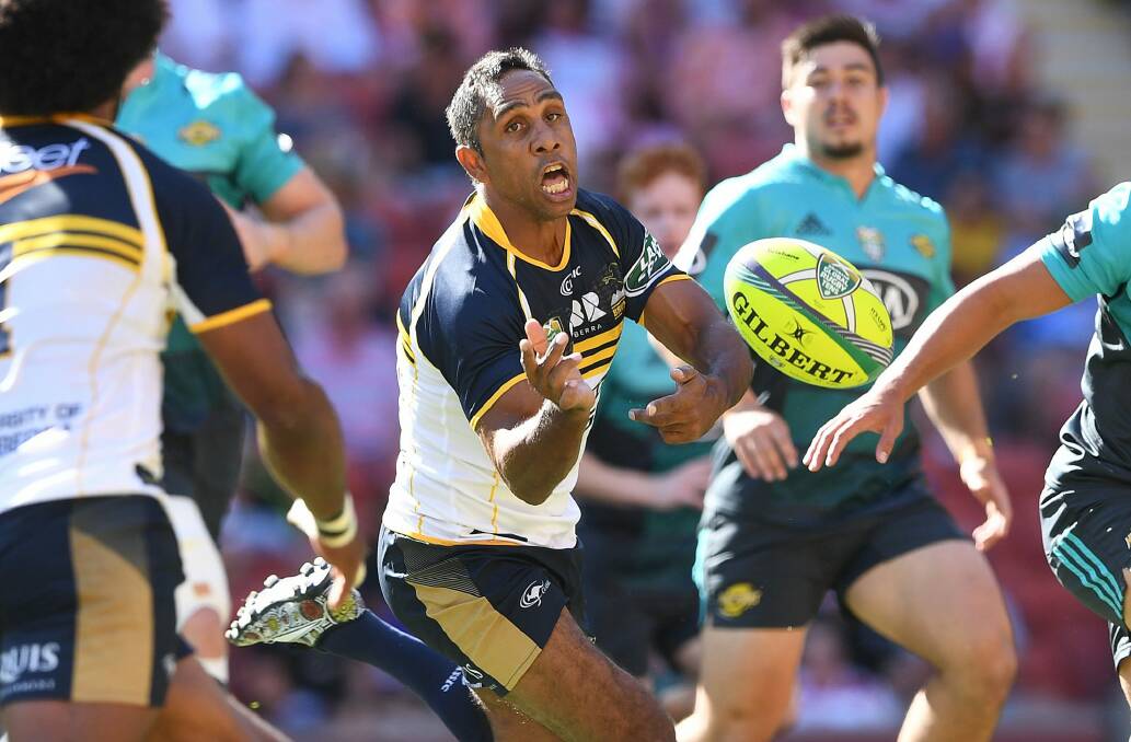 Andrew Walker, 44, making his comeback for the Brumbies. Photo: Dave Hunt