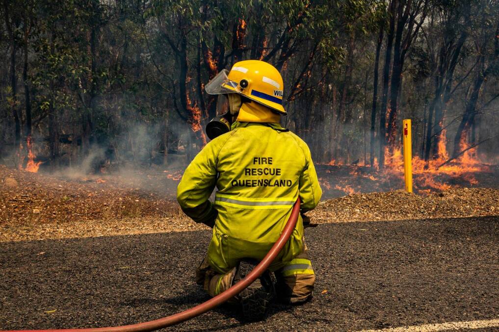 The Deepwater fire has been burning for days. Photo: QFES Media