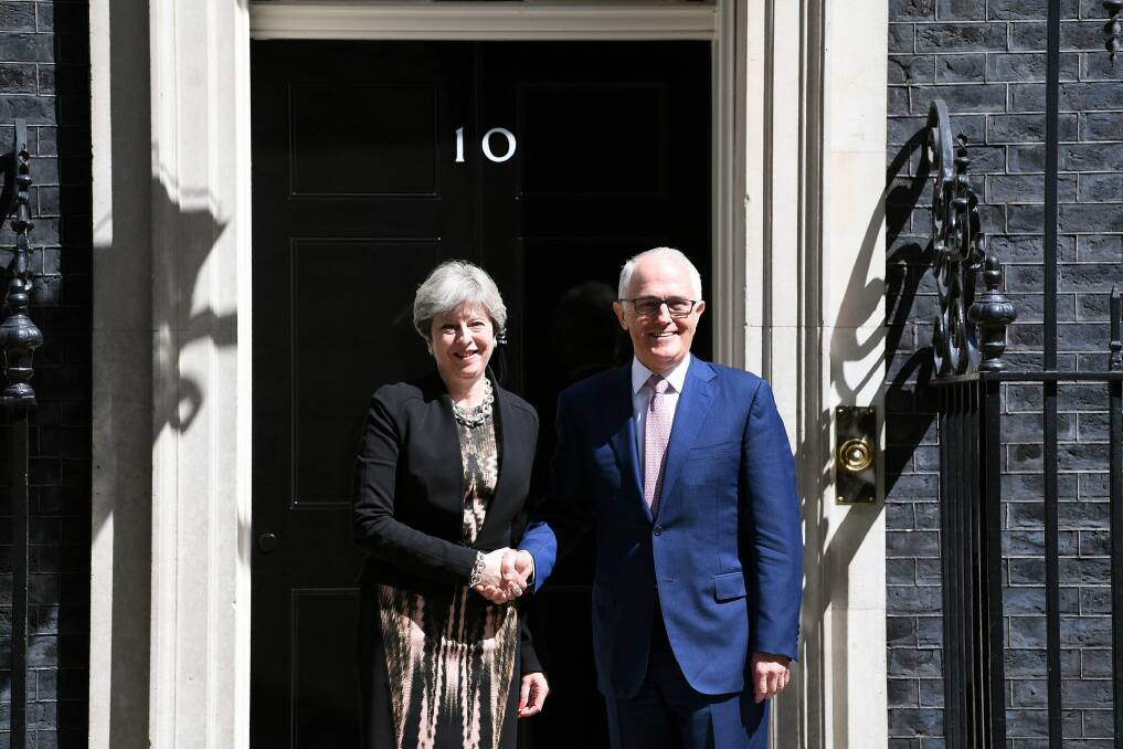 Mr Turnbull used his visit to London to study counter-terrorism approaches. Photo: Lukas Coch