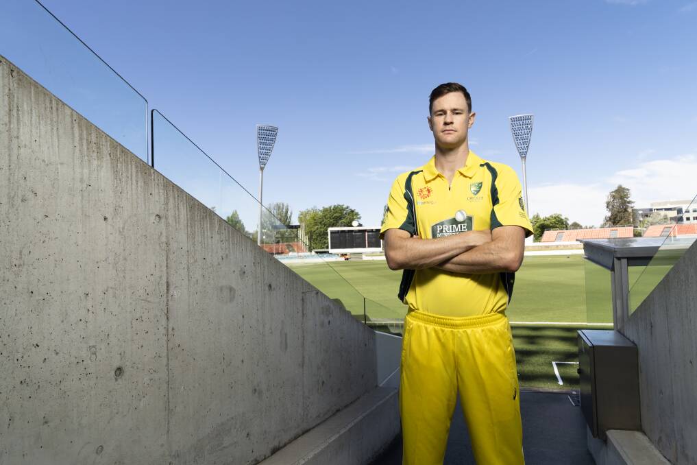 The 'Dorff' is back: Jason Behrendorff has been called into the Australian team. Photo: Lawrence Atkin