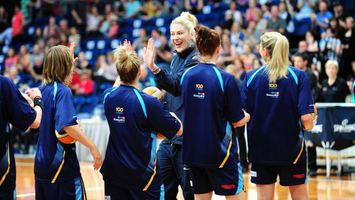 The Capitals will welcome back Lauren Jackson this weekend. Photo: Karleen Minney