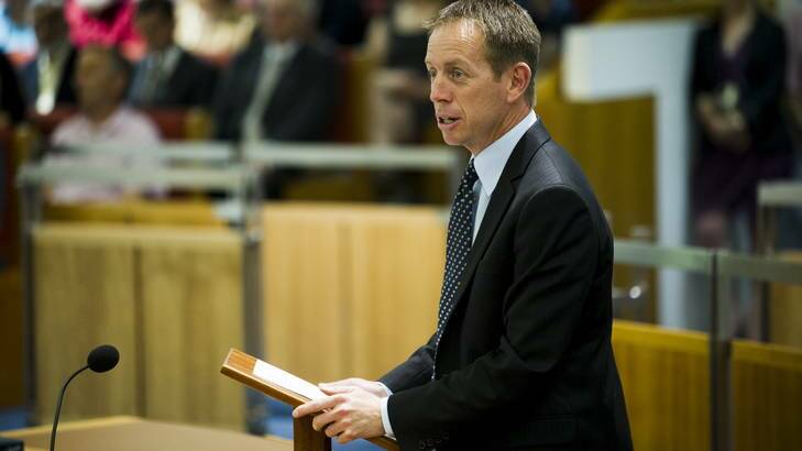 Shane Rattenbury's partnership with ACT Labor will be closely scrutinised. Photo: Rohan Thomson