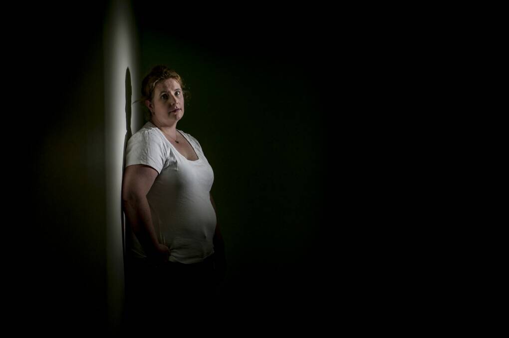 Cleaner Lorrell McGuinness who has had to leave Canberra to find a more affordable place to live. Photo: Jay Cronan