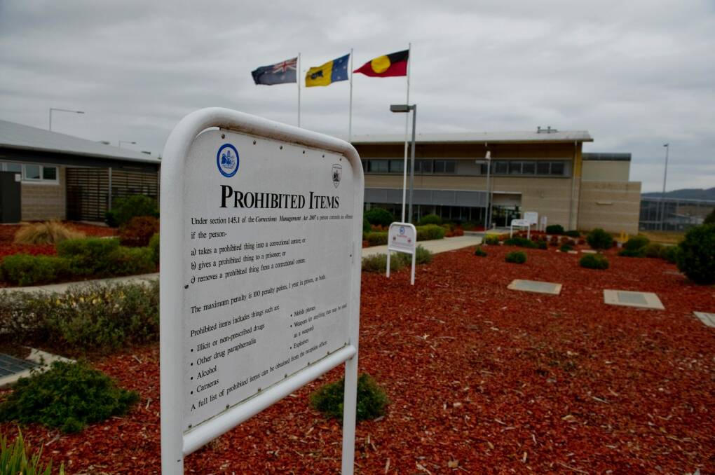 Canberra's prison, the Alexander Maconochie Centre, where Mr Islam was held until his transfer to the Canberra Hospital. Photo: Jay Cronan