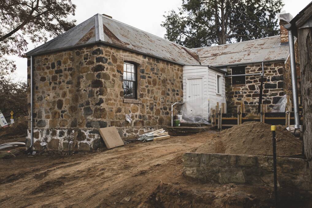 Blundell's Cottage, which was built in the 1860s on land that later became the shores of Lake Burley Griffin. Photo: Jamila Toderas