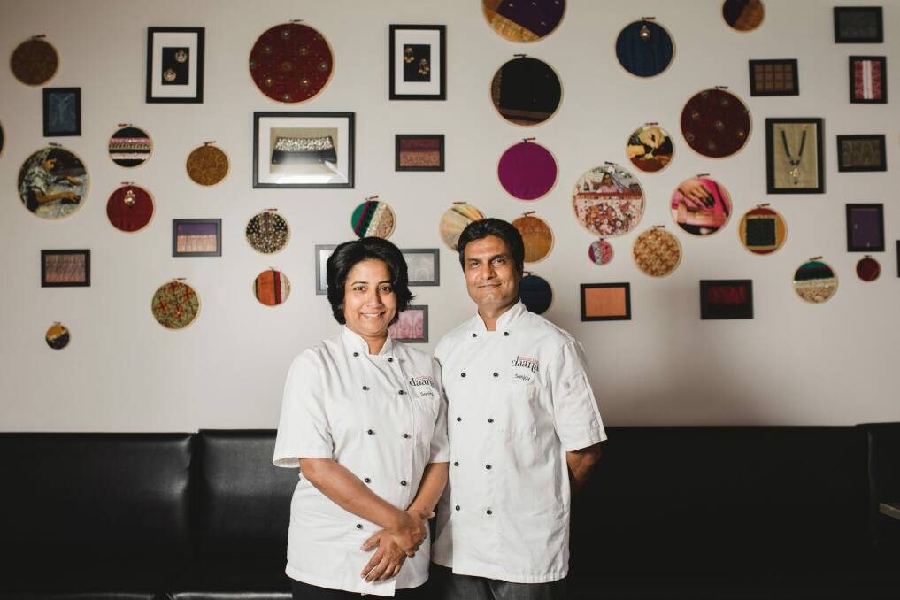 Daana owners and chefs Sunita and Sanjay Kumar. Photo: Jamila Toderas