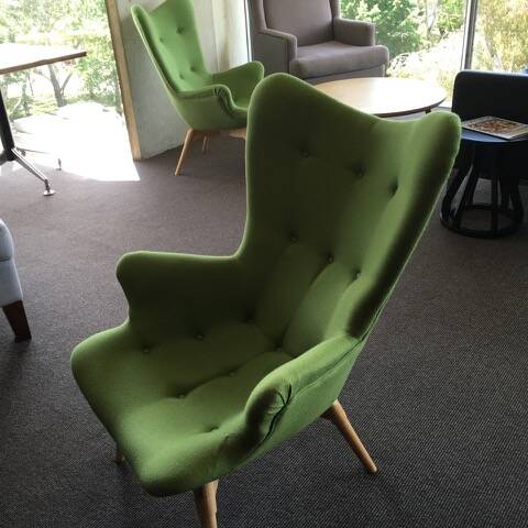 An original Grant Featherston armchair in the National Gallery of Australia's members' lounge Photo: Anne-Maree Sargeant