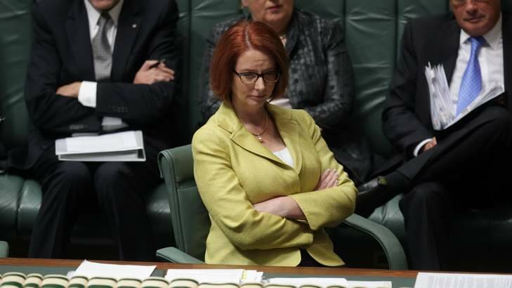 In 2010 the Labor Party, led by Julia Gillard, failed to secure the majority necessary to form a government. Photo: Alex Ellinghausen