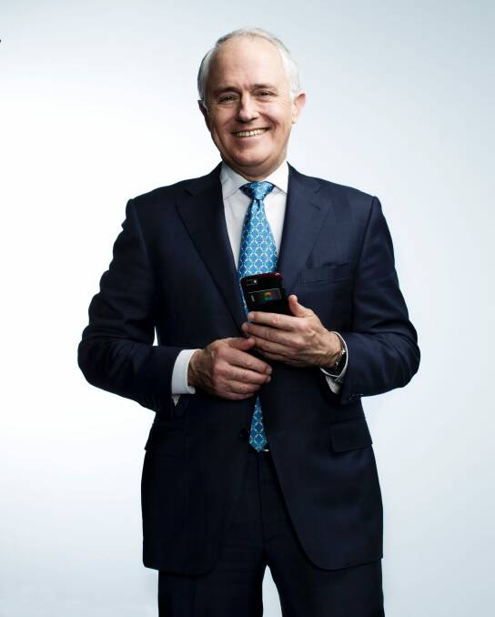 Malcolm Turnbull is a fan of emerging technology, including messaging apps. Photo: Louie Douvis