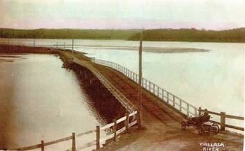 Historic Wallaga Lake Bridge Postcard.