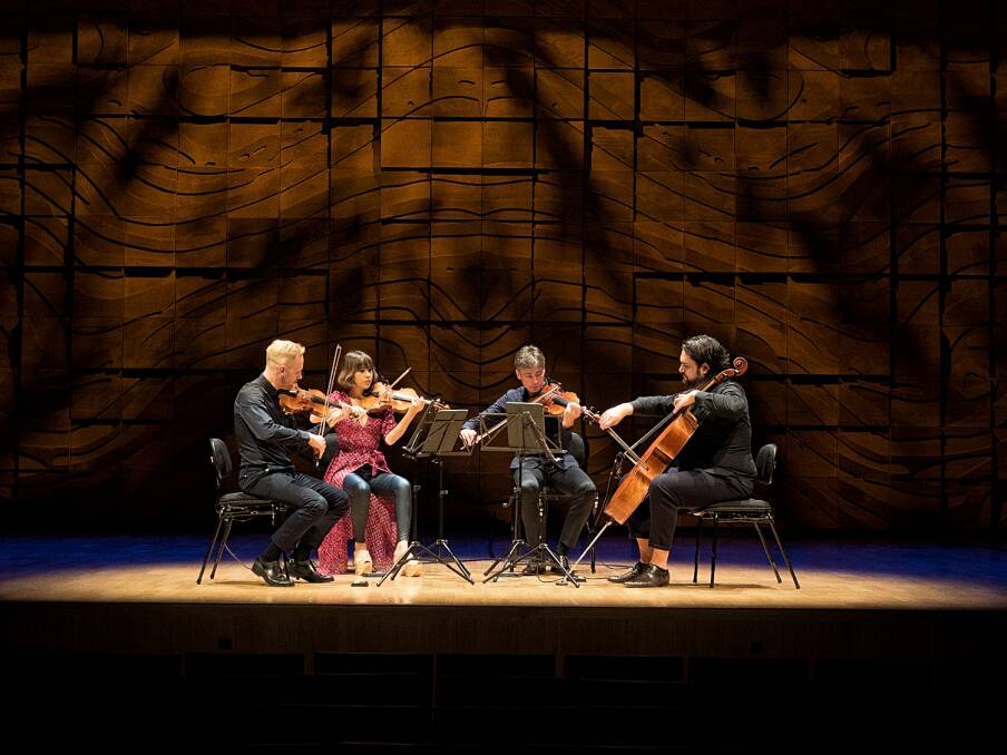 The Australian String Quartet was particularly impressive in the Schubert and James Ledger works.  Photo: Supplied