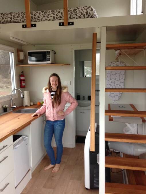 The Saddle Camp tiny homes have a minimalist feel to encourage a relaxed feel. Photo: Supplied