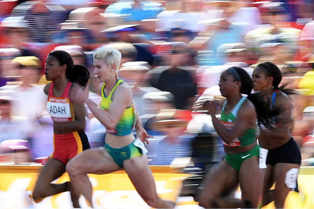 Melissa Breen finished fourth in her 100 metres heat at the Commonwealth Games. Photo: AAP