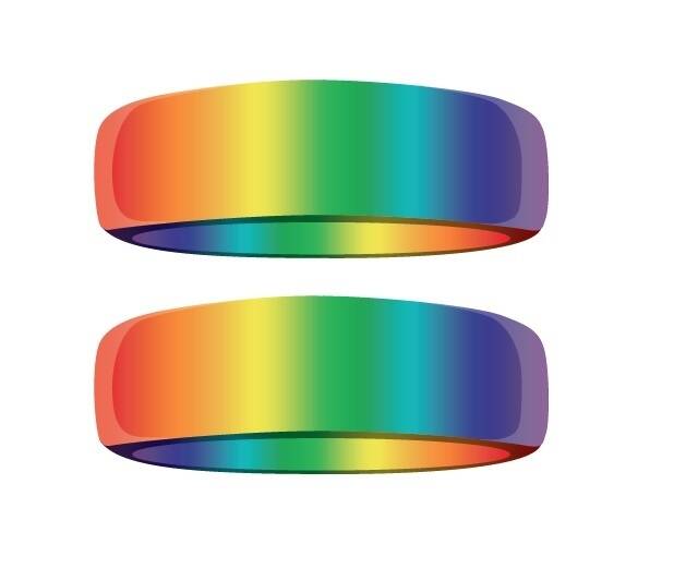 The new logo for marriage celebrants wishing to display their support for marriage equality.