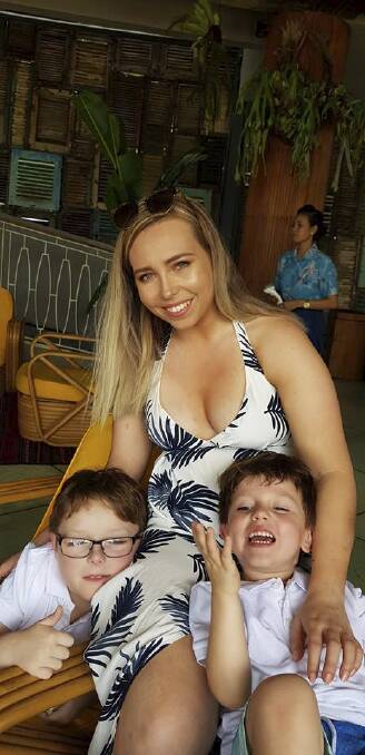 Sophie Scott Morris, pictured with her sons Harvey (8) and Alfie (3) has been swept up in the 'Tidying Up' trend. Photo: Supplied