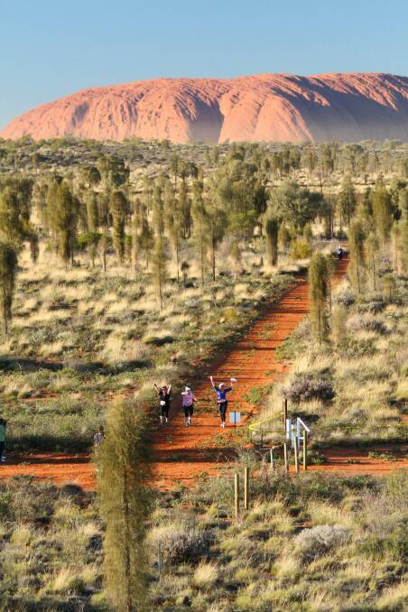 Australian Outback Marathon participants in 2014 Photo: Kim-Cherie Davidson