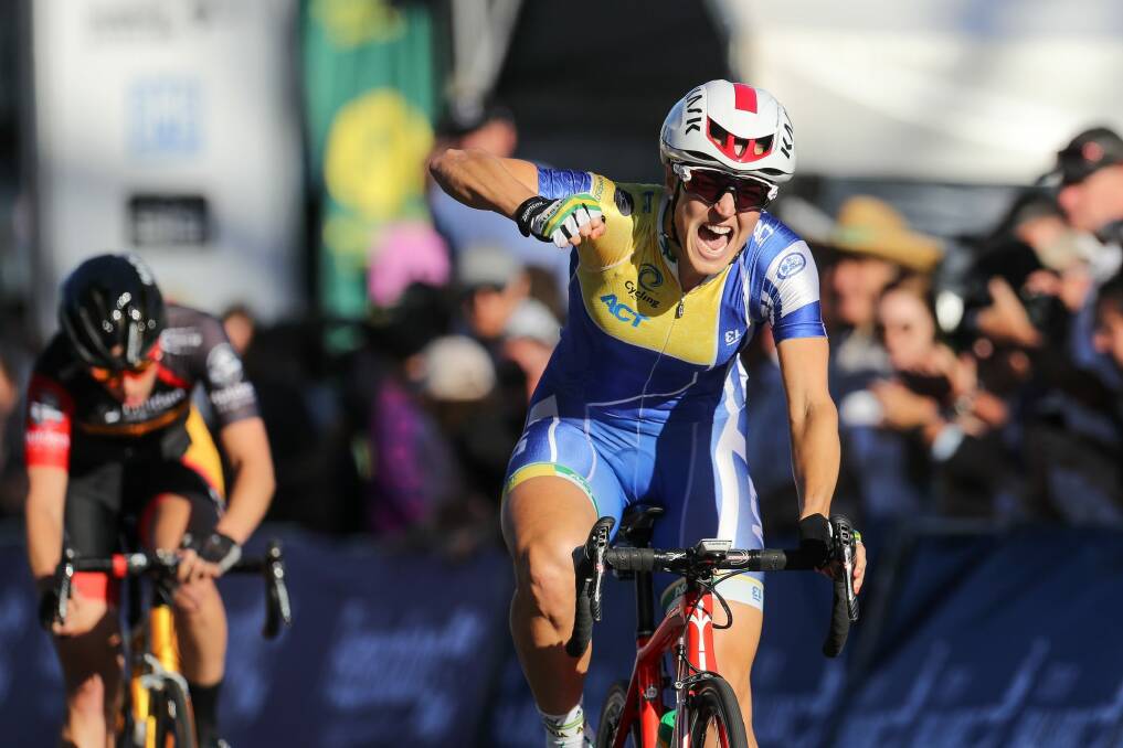 Rebecca Wiasak will ride as part of team UniSA-Australia at the Tour Down Under. Photo: Con Chronis