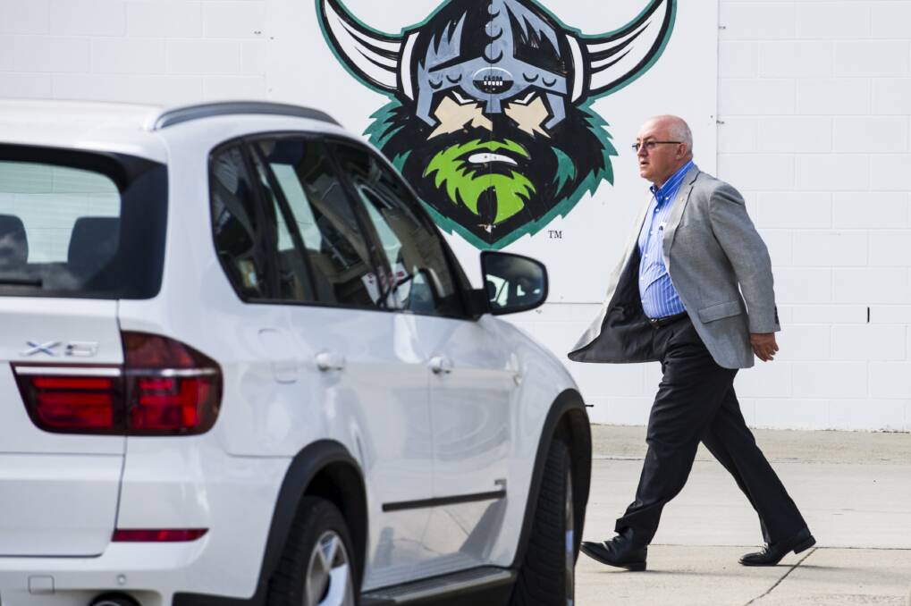 John Mackay has resigned after 19 years on  the Canberra Raiders board. Photo: Rohan Thomson