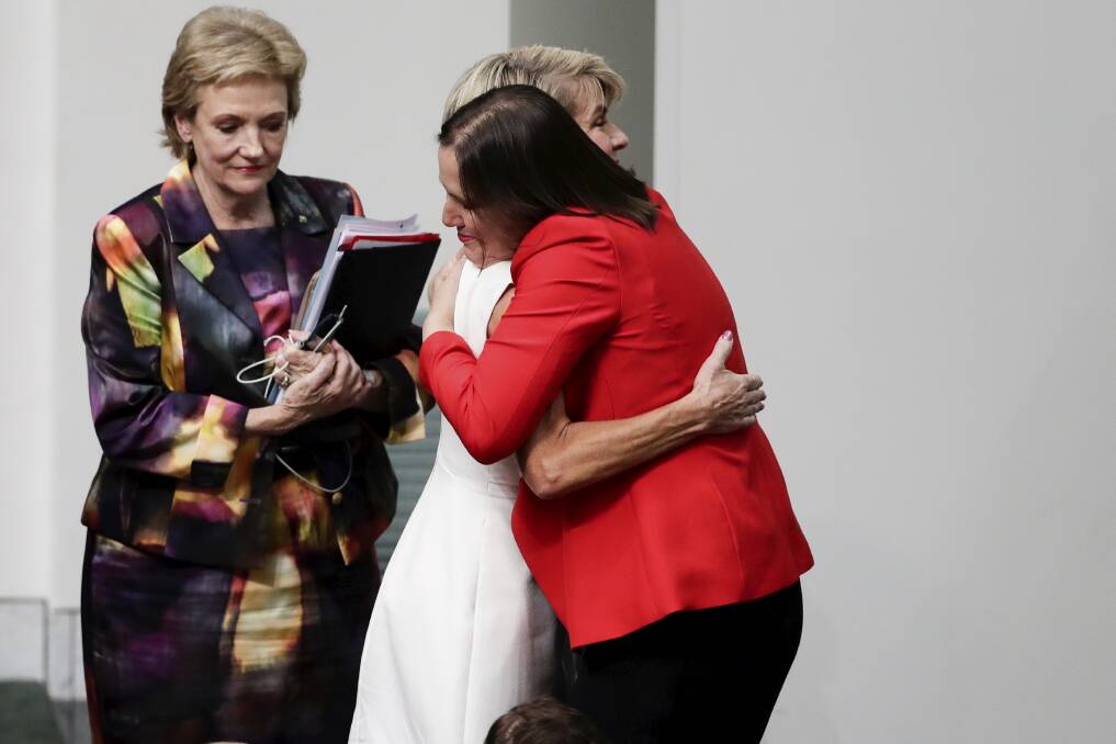 Julie Bishop and Kelly O'Dwyer have both taken their own action to increase the number of women in the Liberal Party.   Photo: Alex Ellinghausen 