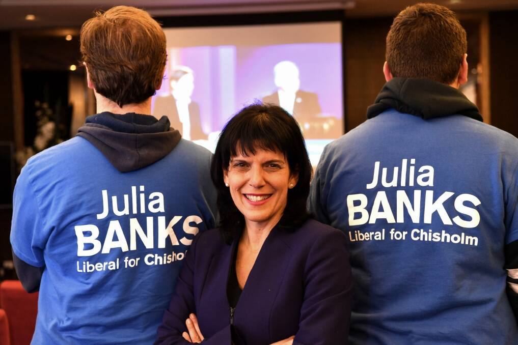 Julia Banks won the seat of Chisholm at the 2016 election. Photo: Eddie Jim