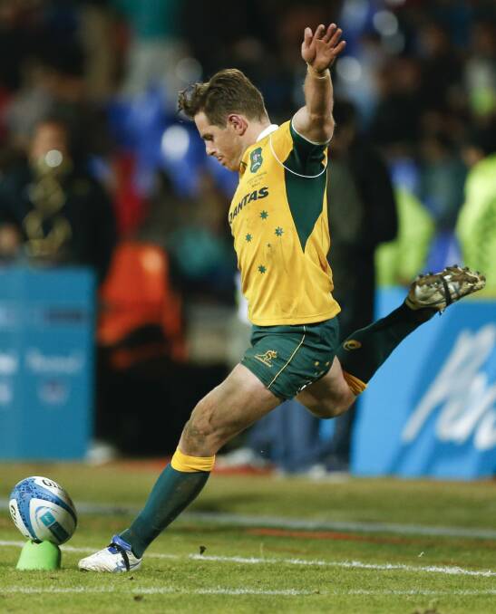 Vital part: Bernard Foley will be one of the goal kickers for the Wallabies during the World Cup. Photo: Getty Images