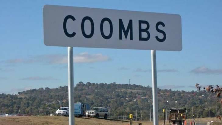 Gateway to the new suburb of Coombs in the Molonglo Valley. Photo: Supplied