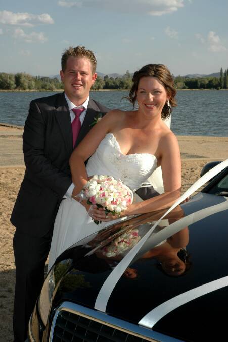 Ben and Lindy on their wedding day, February 2009. Photo: Supplied