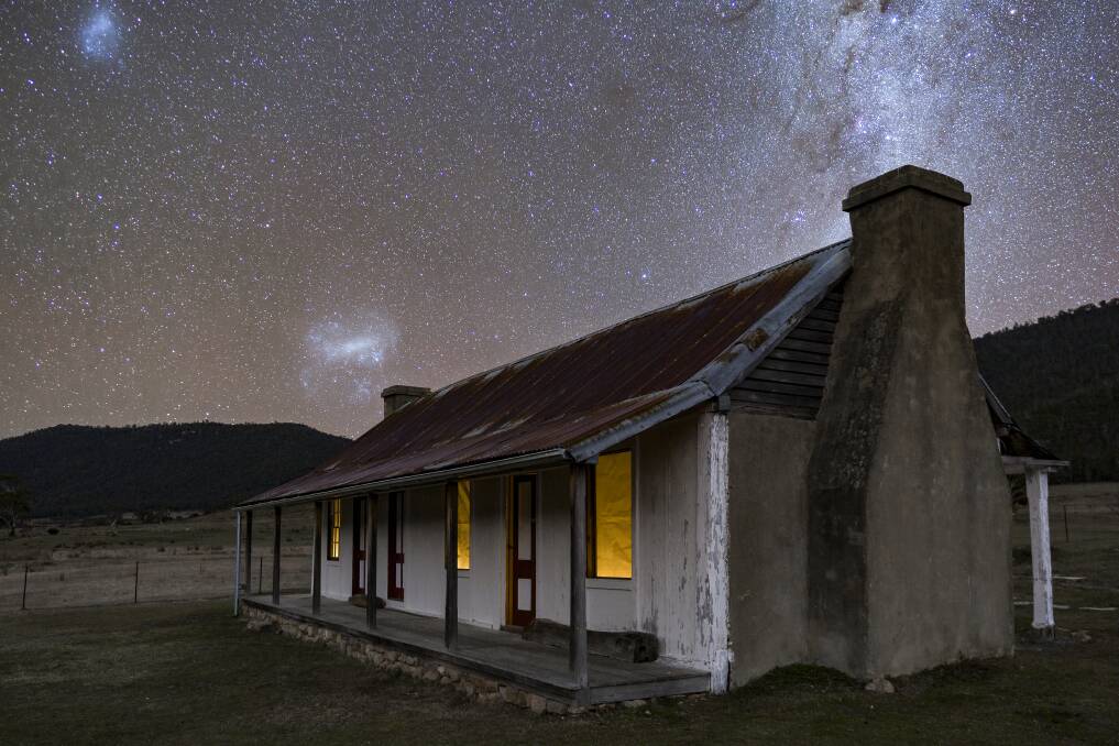 Orroral Homestead through the lens of astrophotographer Ari Rex. Photo: Ari Rex