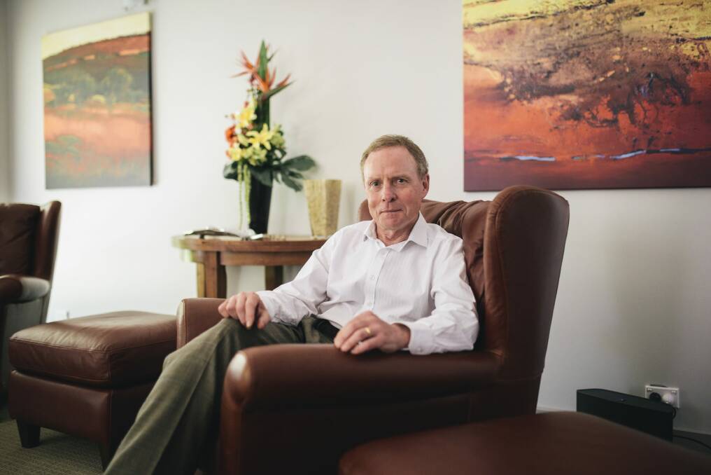 David Morrison at his home in South Canberra.  Photo: Rohan Thomson
