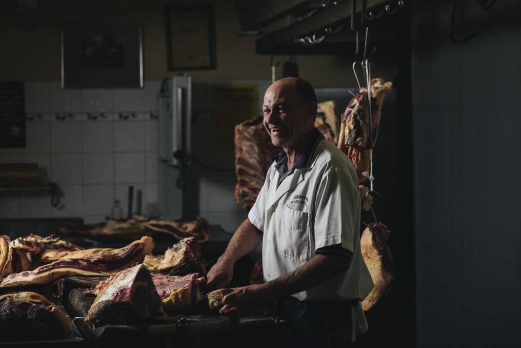 Butcher Richard Odell says the WHO report could encourage customers to choose organic and ethically grown meat. Photo: Rohan Thomson