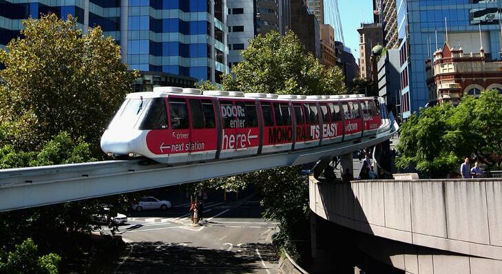 Sydney plans to tear down its monorail. Photo: Getty
