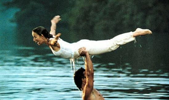 Recreate the lake scene from Dirty Dancing in Lake Burley Griffin on Valentine's Day.  Photo: Supplied