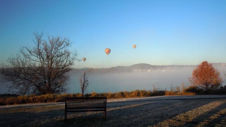 Hot air baloons. Photo: Paula Rusling