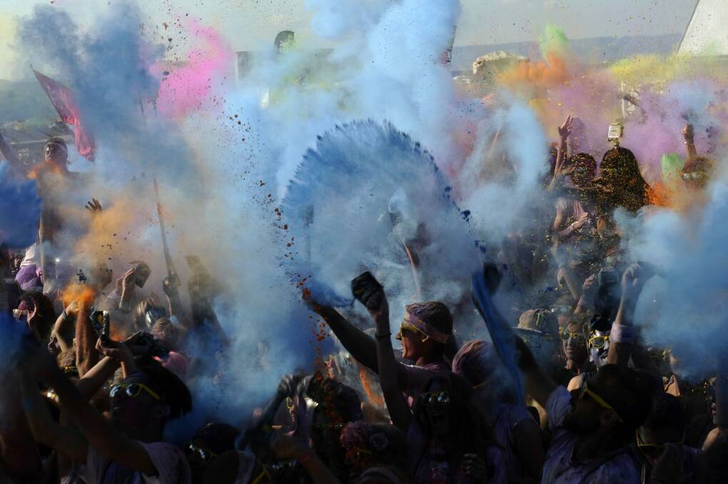 The Color Run Photo: AFP