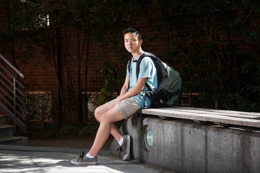 Erik Ly, 18, is a youth peer leader at Drummond Street Services, which has reported a spike in demand from LGBTI young people in the wake of the Safe Schools debate. Photo: Josh Robenstone