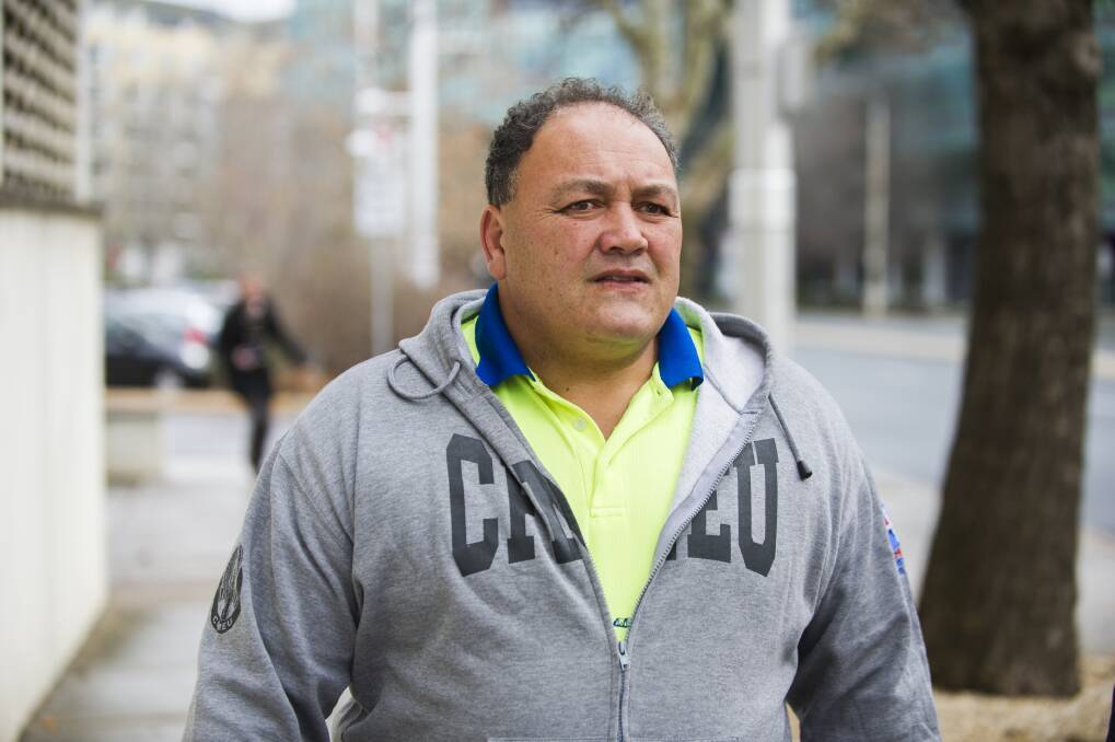 Wrongful arrest: CFMEU official John Lomax after being charged with blackmail. Photo: Rohan Thomson